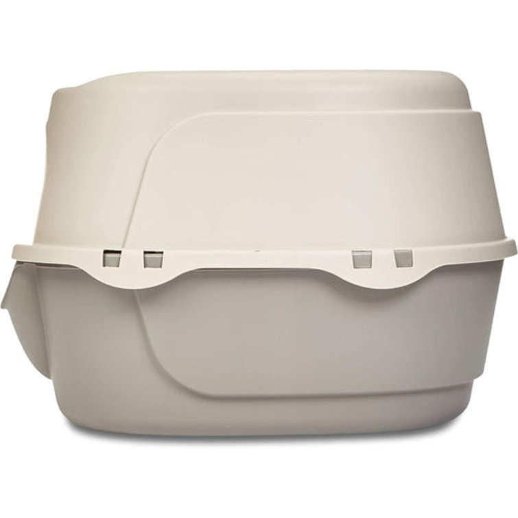 Hooded cat cheap litter box